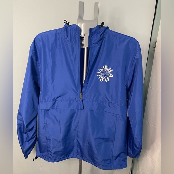 Champion Royal Blue Stadium Packable‎ Jacket Mens Size small - Picture 1 of 11